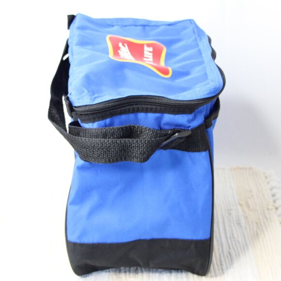 MILWAUKEE BREWERS MLB MILLER HIGH LIFE COLLAPSIBLE BLUE TOTE COOLER SGA - Picture 8 of 14
